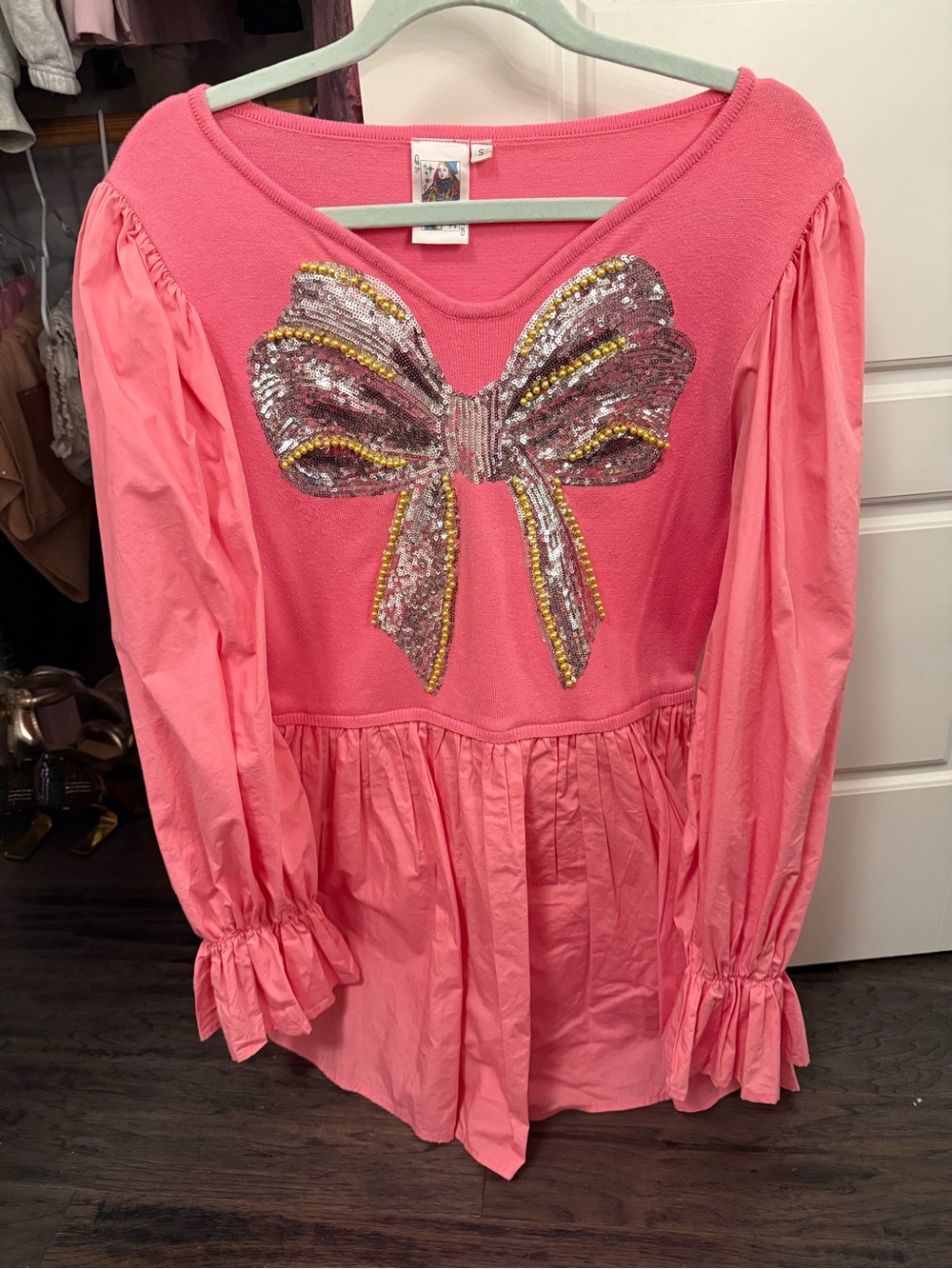 Queen of Sparkles Christmas dress babydoll dress
